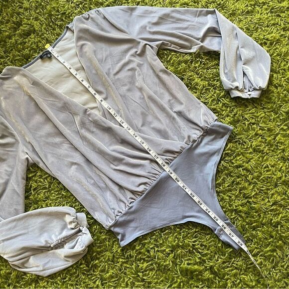 NWOT DYNAMITE BODYSUIT VELOUR LILAC - Picture 13 of 15